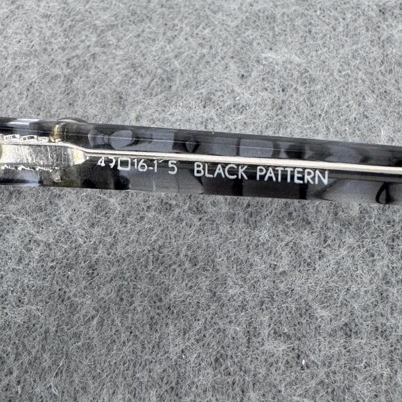 Karen Kane Petites Night Owl Eyeglasses Frames Marble 49-16-145 Zebra Case - Picture 5 of 12